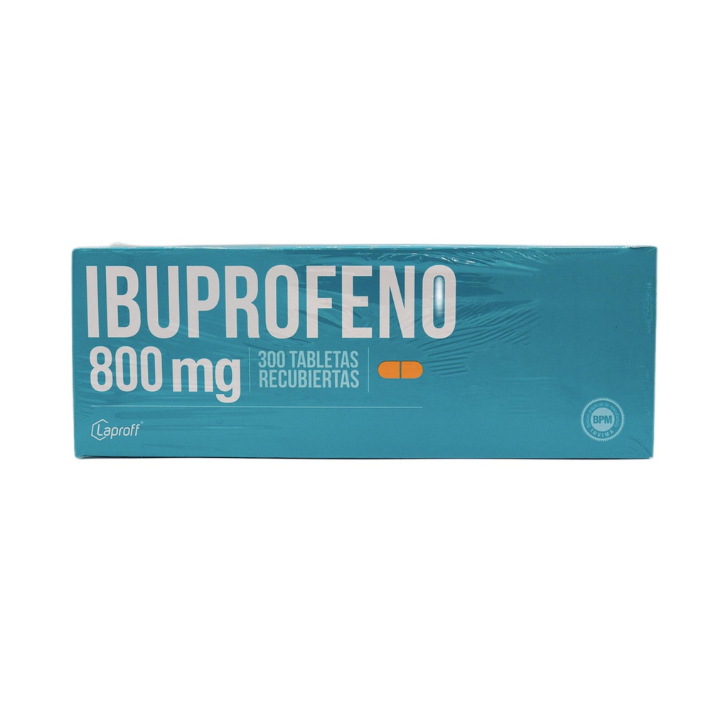 Ibuprofeno 800 Mg Caja x 300 Tabletas (Laproff)