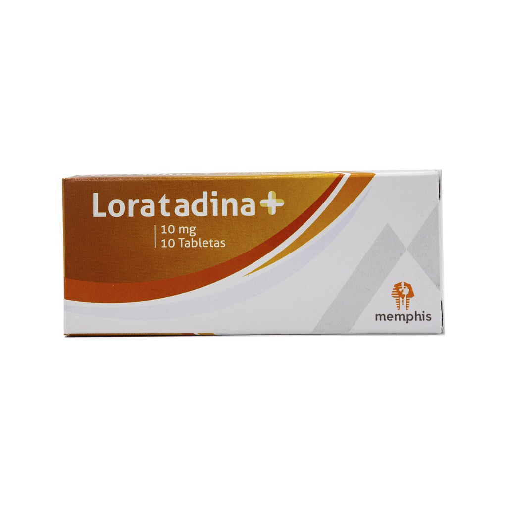 Loratadina 10 Mg Caja x 10 Tabletas (Memphis)