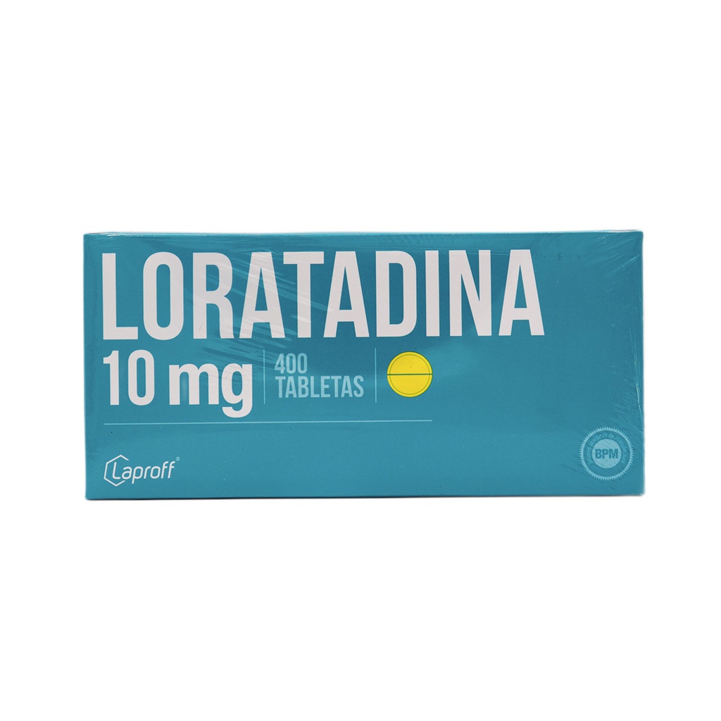 Loratadina 10 Mg Caja x 400 Tabletas (Laproff)