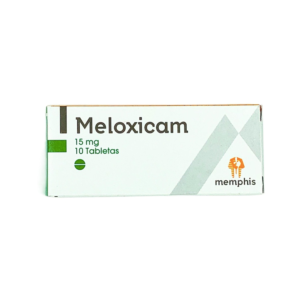 Meloxicam 15mg Caja x 10 Tabletas (Memphis)