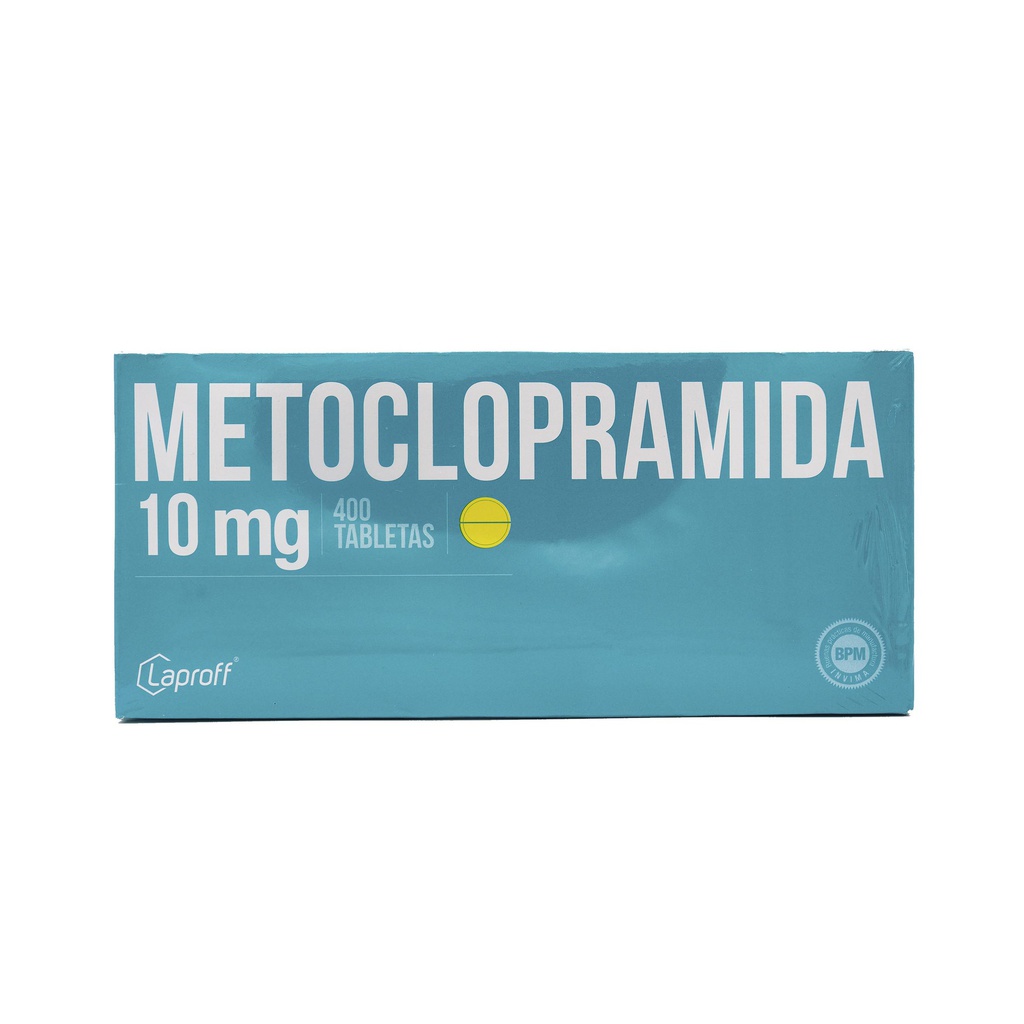 Metoclopramida 10 Mg Caja x 400 Tabletas (Laproff)