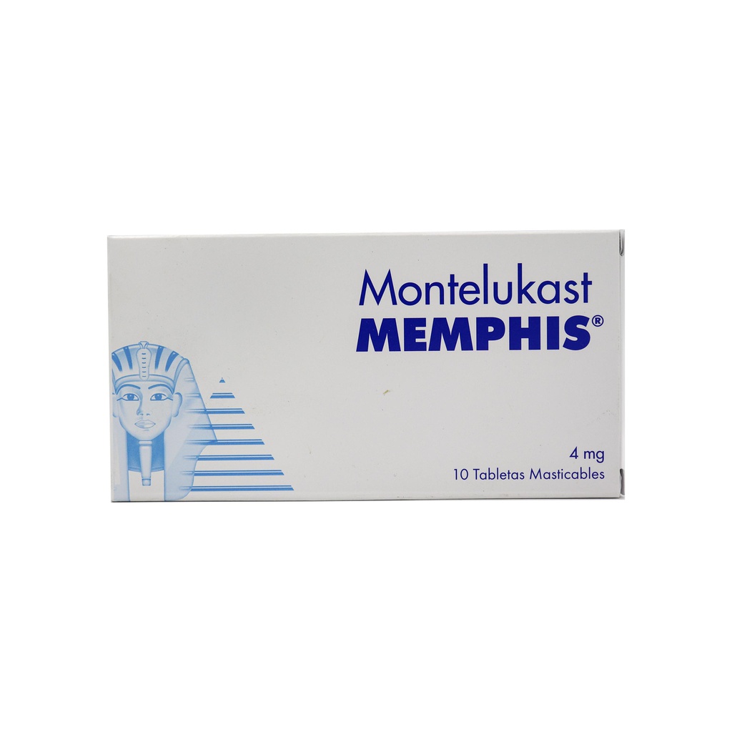 Montelukast 4mg Tabletas Caja x 10 (Memphis)