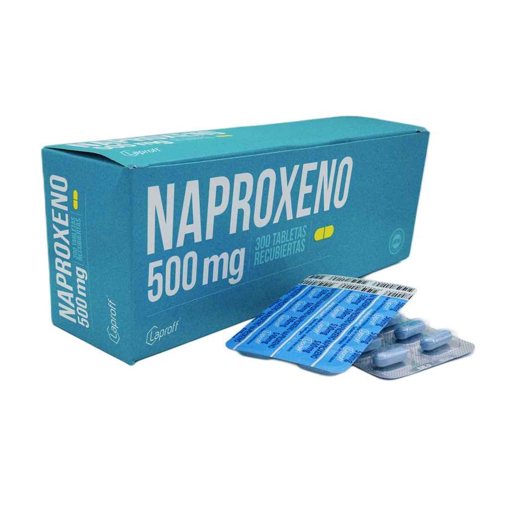 Naproxeno 500 Mg Caja x 300 Tabletas (Laproff)