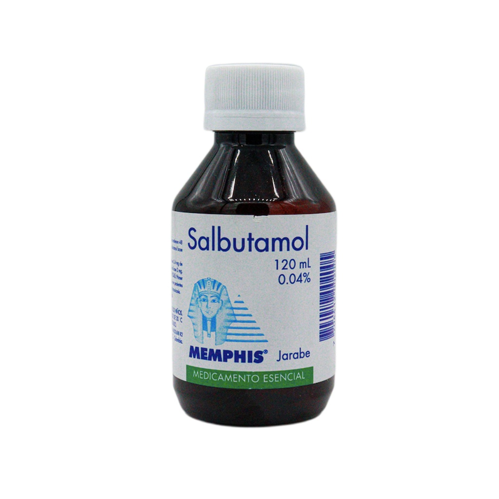 Salbutamol 0.04% Jarabe Frasco x 120ml (Memphis)