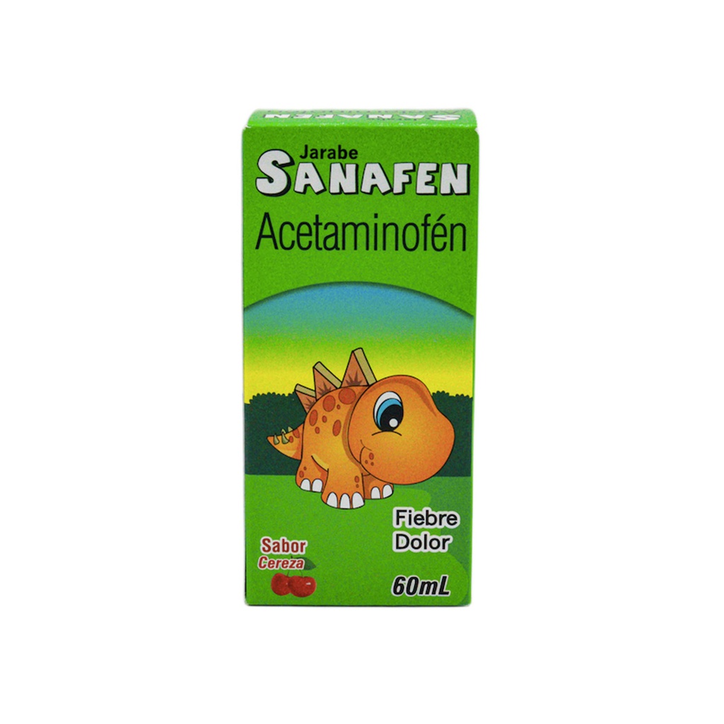 Sanafen(Acetaminofen)150mg Jarabe Frasco x 60ml (Lebriut)