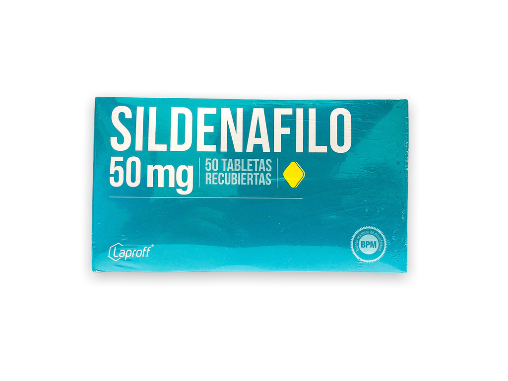 Sildenafilo 50 Mg Caja x 50 Tabletas (Laproff)