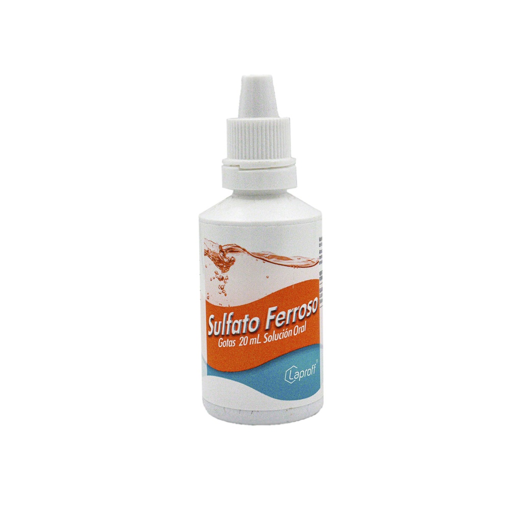 Sulfato Ferroso 125mg Gotas Frasco x 20ml (Laproff)