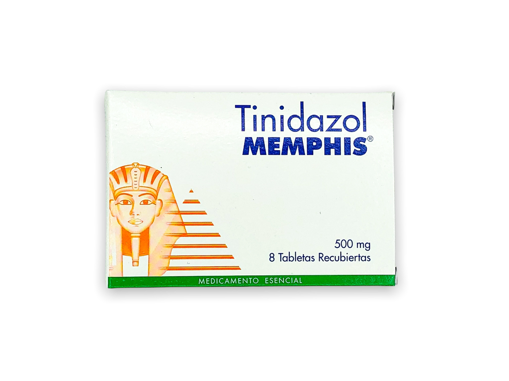 Tinidazol 500mg Tabletas Caja x 8 (Memphis)