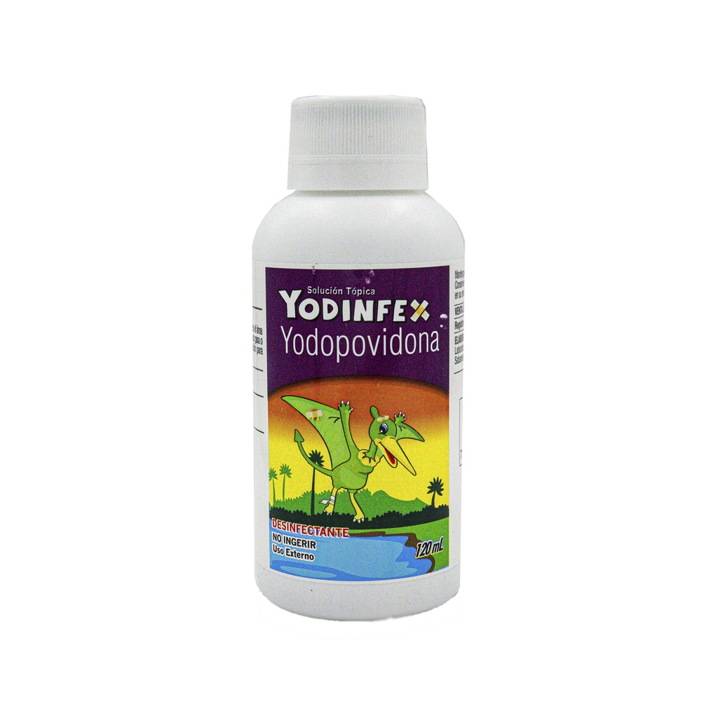 Yodinfex (Yodopovidona) Solucion Topica Frasco x 120 Ml (Laproff)