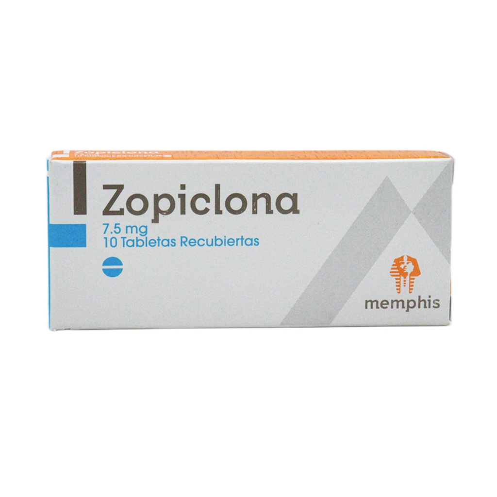 Zopiclona 7.5 Mg Caja x 10 Tabletas (Memphis)