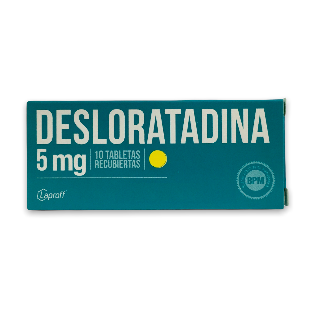 Desloratadina 5 Mg Caja x 10 Tabletas (Laproff)