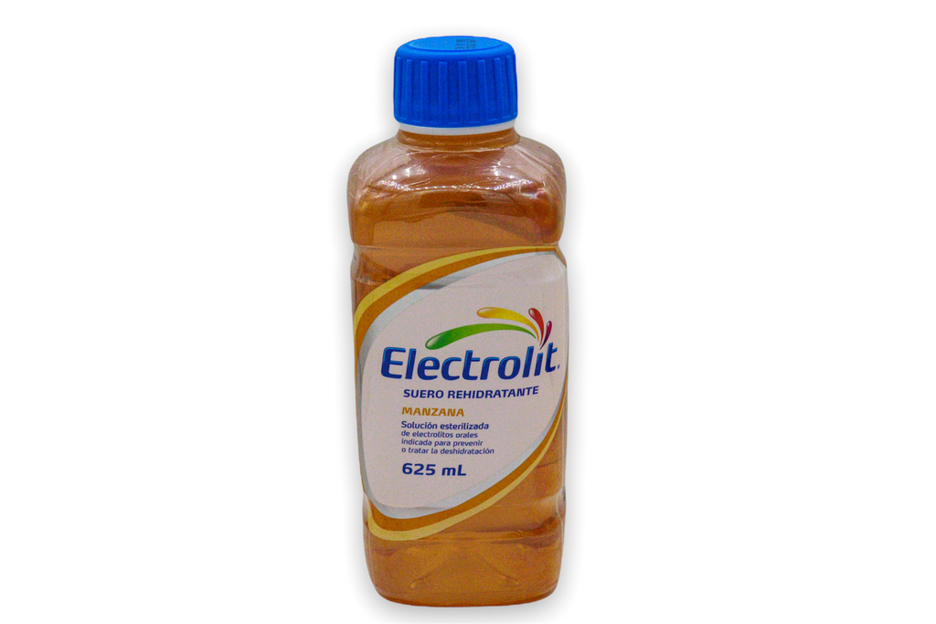 Electrolit Solucion Oral Manzana Frasco x 625ml (Pisa)