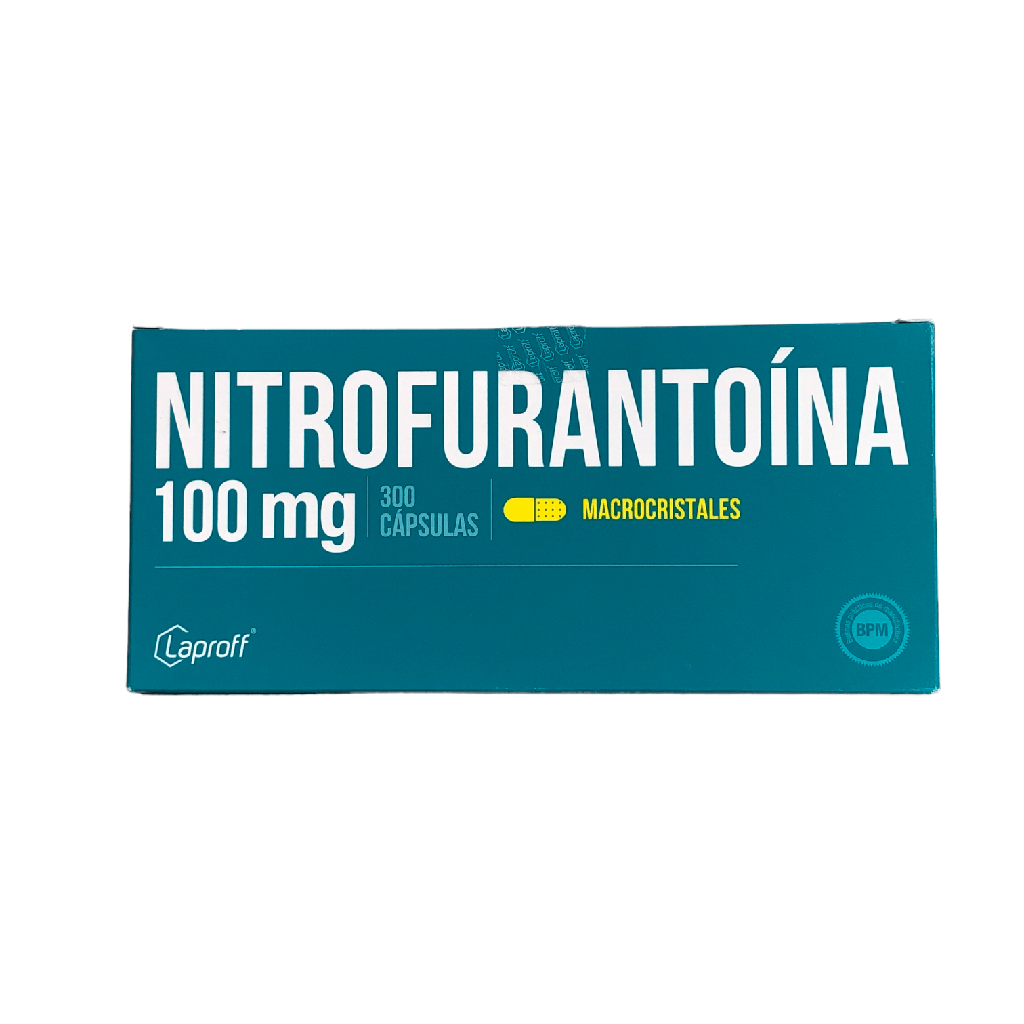 Nitrofurantoina 100 Mg Caja x 300 Capsulas (Laproff)