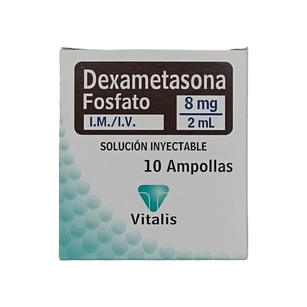 Dexametasona 8 Mg Caja x 10 Ampollas (vitalis)