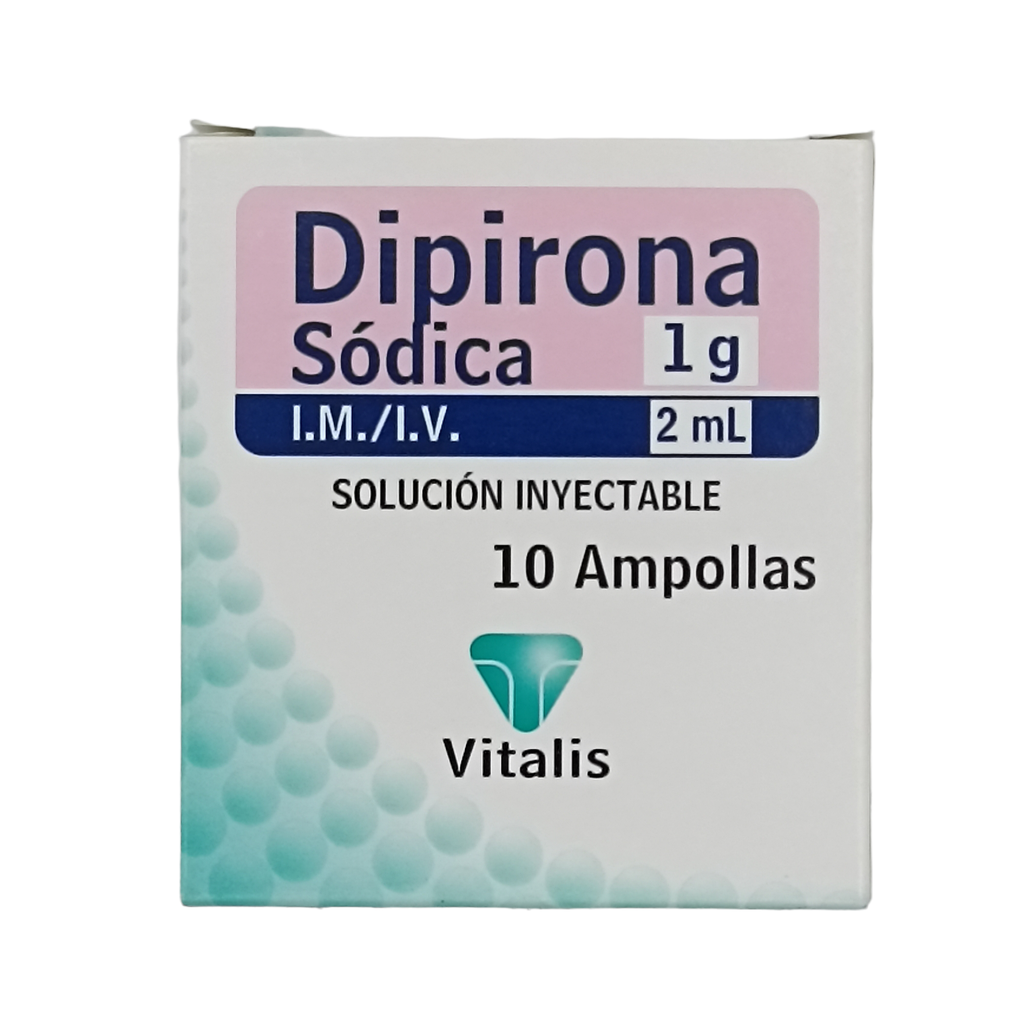 Dipirona 1g Ampolla Caja x 10 (vitalis)