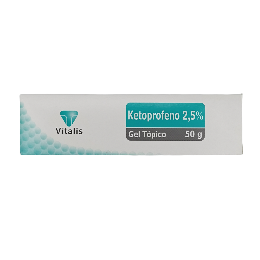 Ketoprofeno 2.5% Gel Tubo x 50g (vitalis)