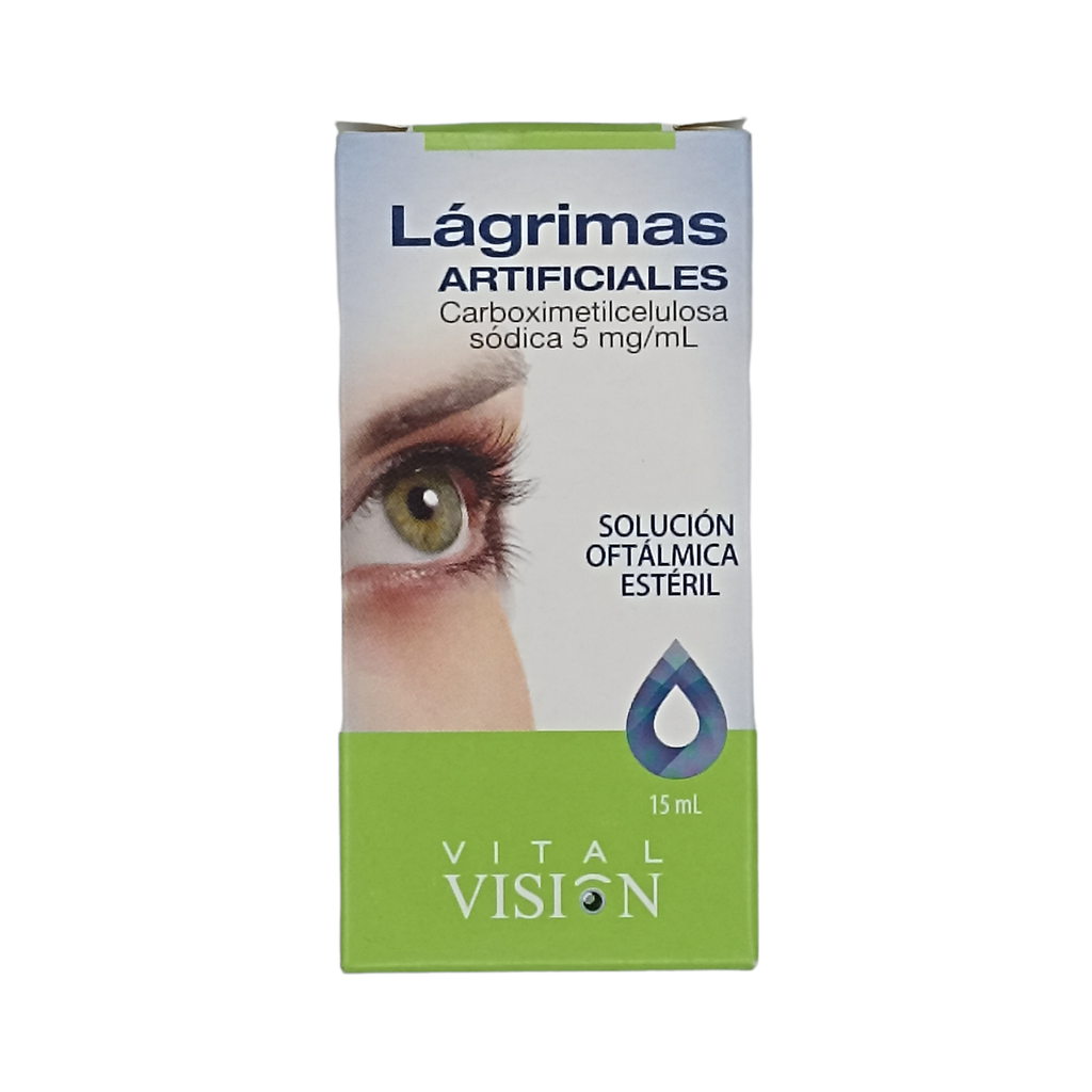 Vital Vision (Carboximetilcelulosa) 5mg Gotas Oftalmicas Frasco x 15 Ml (Vitalis)