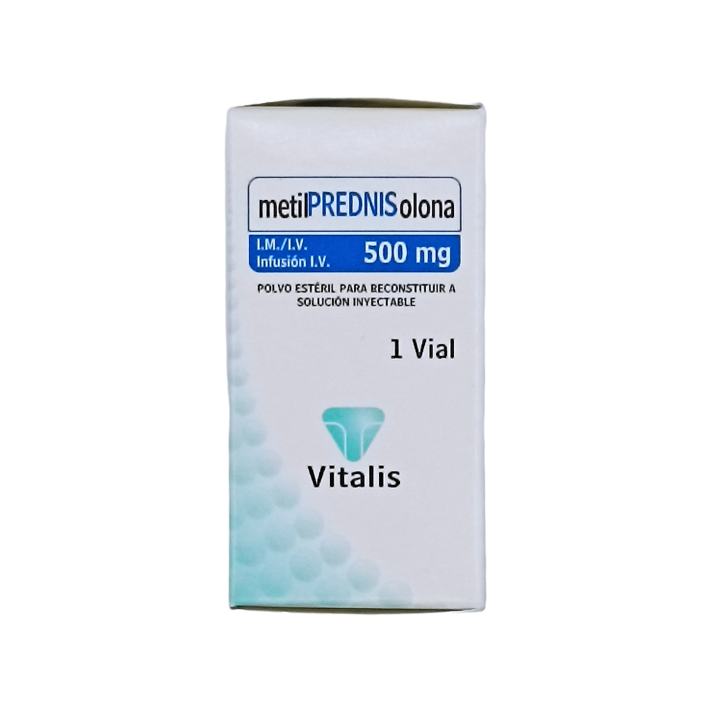 Metilprednisolona 500mg Ampolla Caja x 1 (Vitalis)