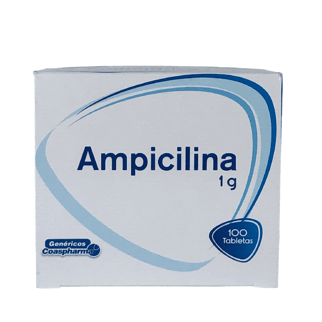 Ampicilina 1Gr Caja x 100 Tabletas (Coaspharma)