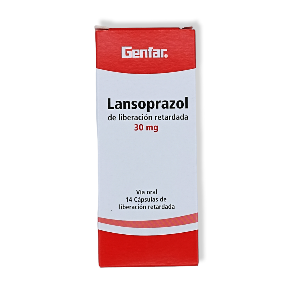 Lansoprazol Retard 30 mg Capsulas Caja x 14 (Genfar)