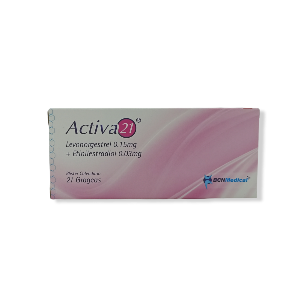 Activa 21 (Levonorgestrel+etinilestradiol) Caja x 21Tabletas(Bcn)