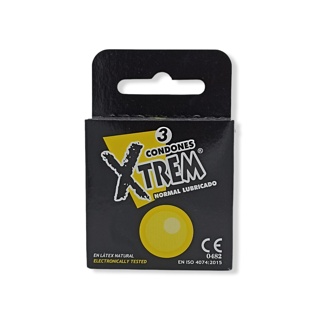 Condon Xtrem Normal Lubricado Caja x 3 unidades  (Bcn)