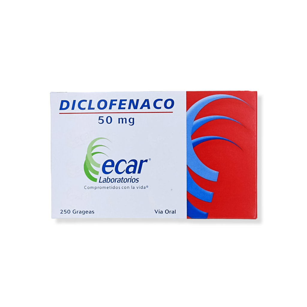 Diclofenaco 50 Mg Caja x 250 Tabletas (Ecar)