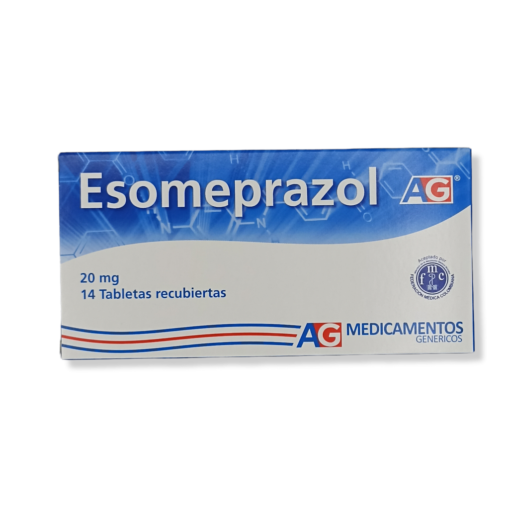 Esomeprazol 20 mg Caja x 14 Tabletas (American Generics)