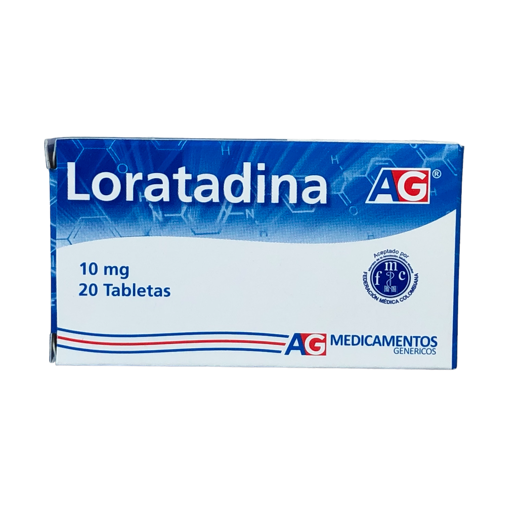 Loratadina 10 mg Caja x 20 Tabletas (American Generics)