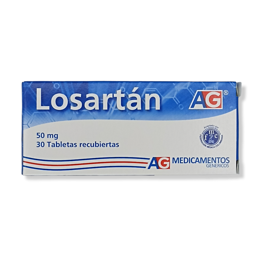 Losartan 50 Mg Caja x 30 Tabletas (American Generics)