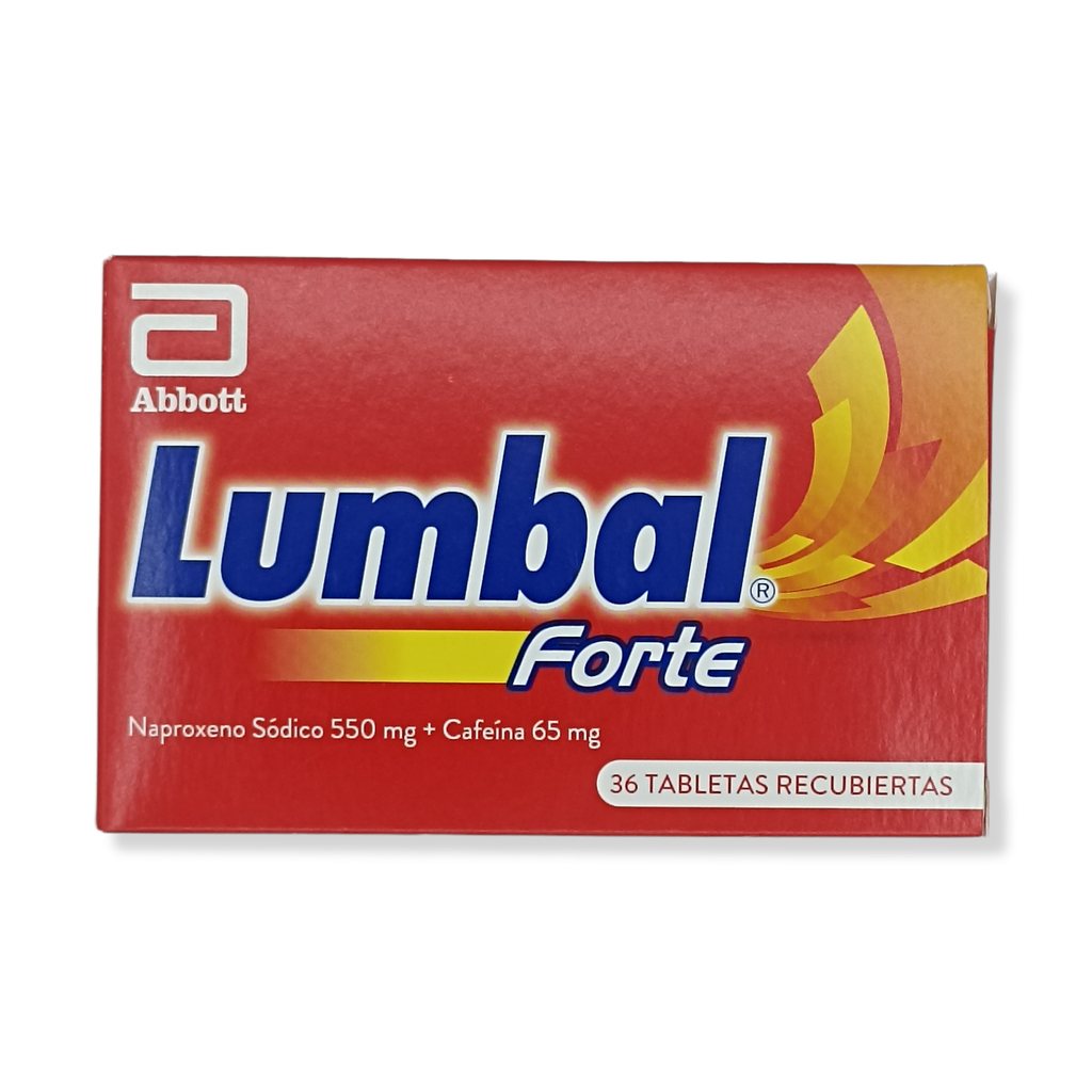 Lumbal Forte (Naproxeno+Cafeina) Caja x 36 Tabletas (Lafrancol)