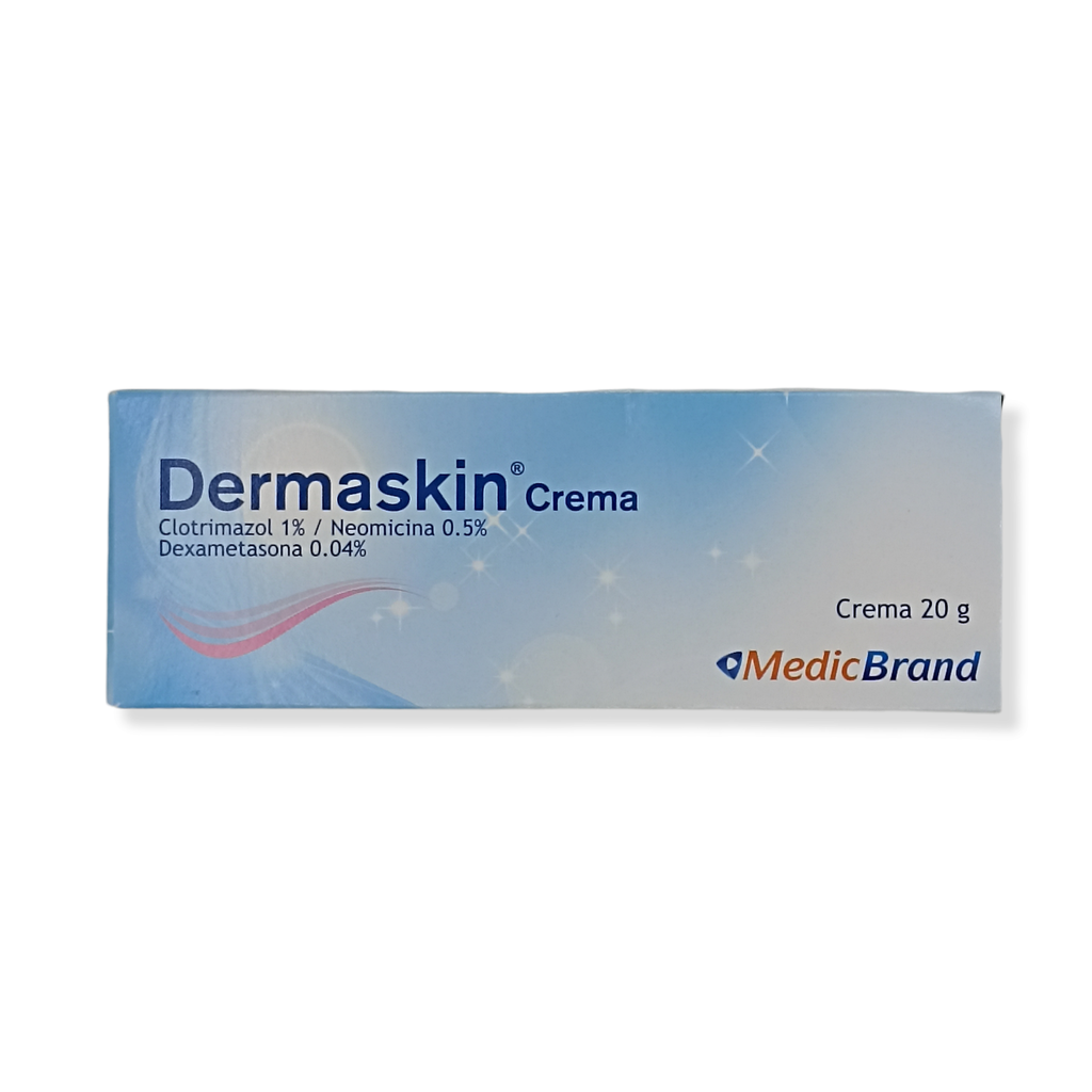 Dermaskin (Clotrimazol+Neomicina+Dexametazona) Crema Topica Tubo x 20 gr (Coaspharma)