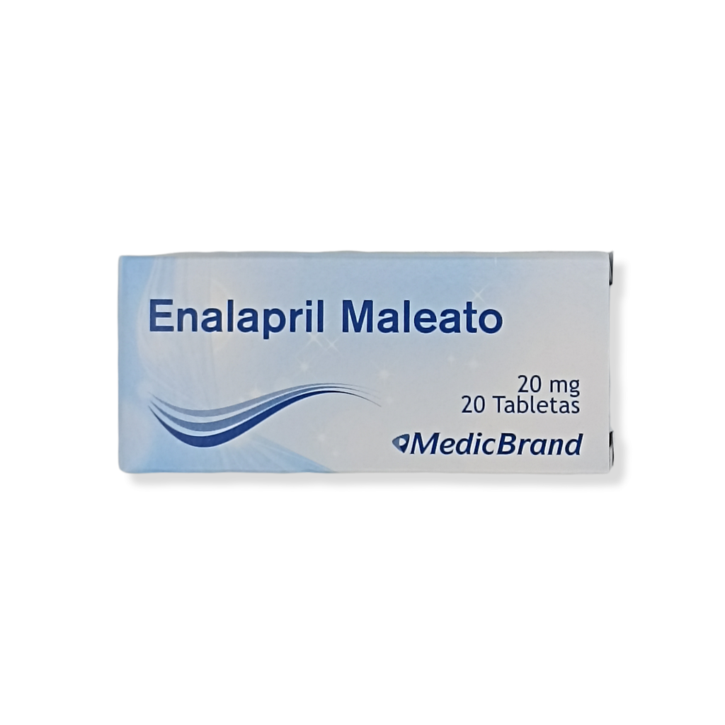 Enalapril 20 Mg Caja x 20 Tabletas (Coaspharma)