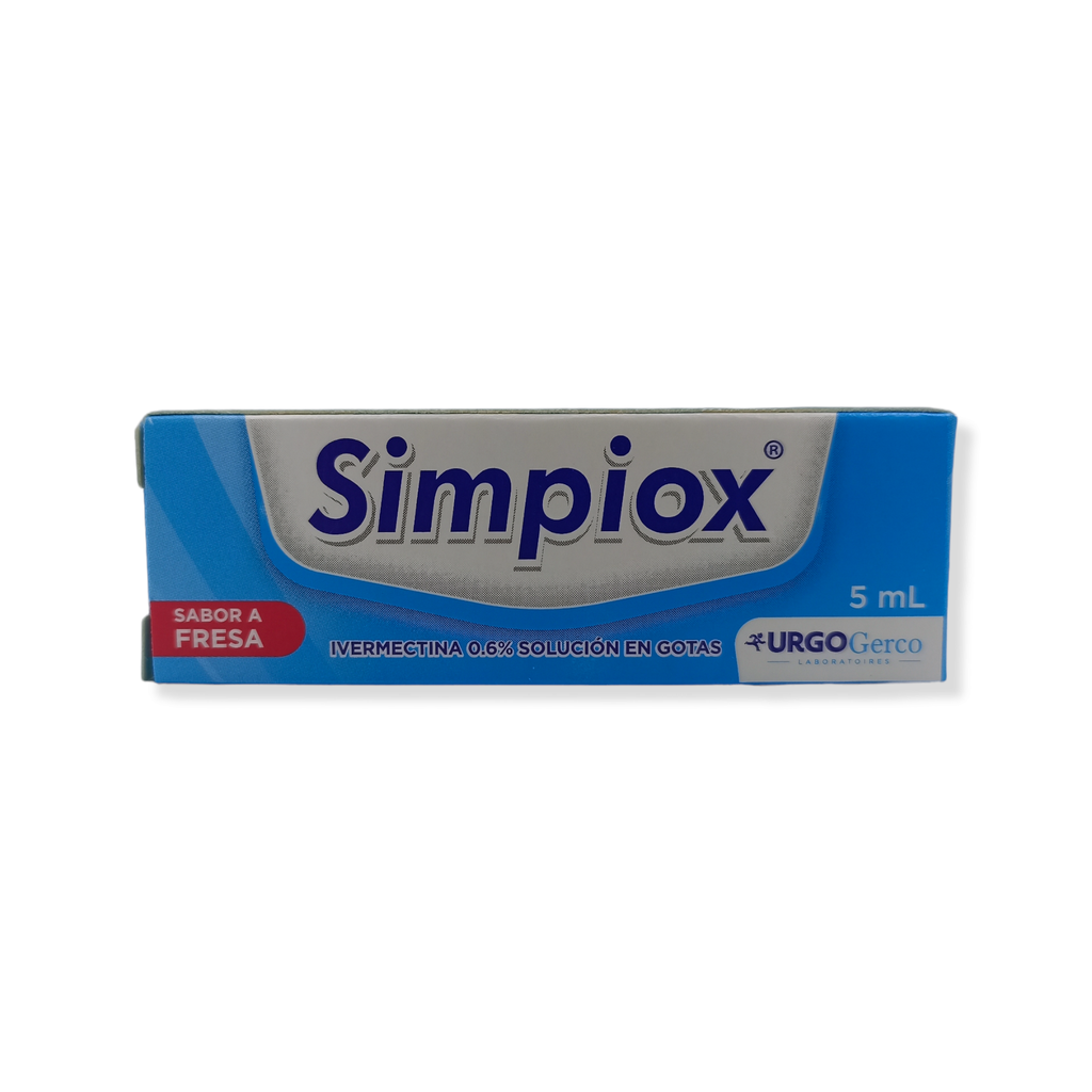 Simpiox (Ivermectina) Gotas Oral Frasco x 5 ml (Gerco)