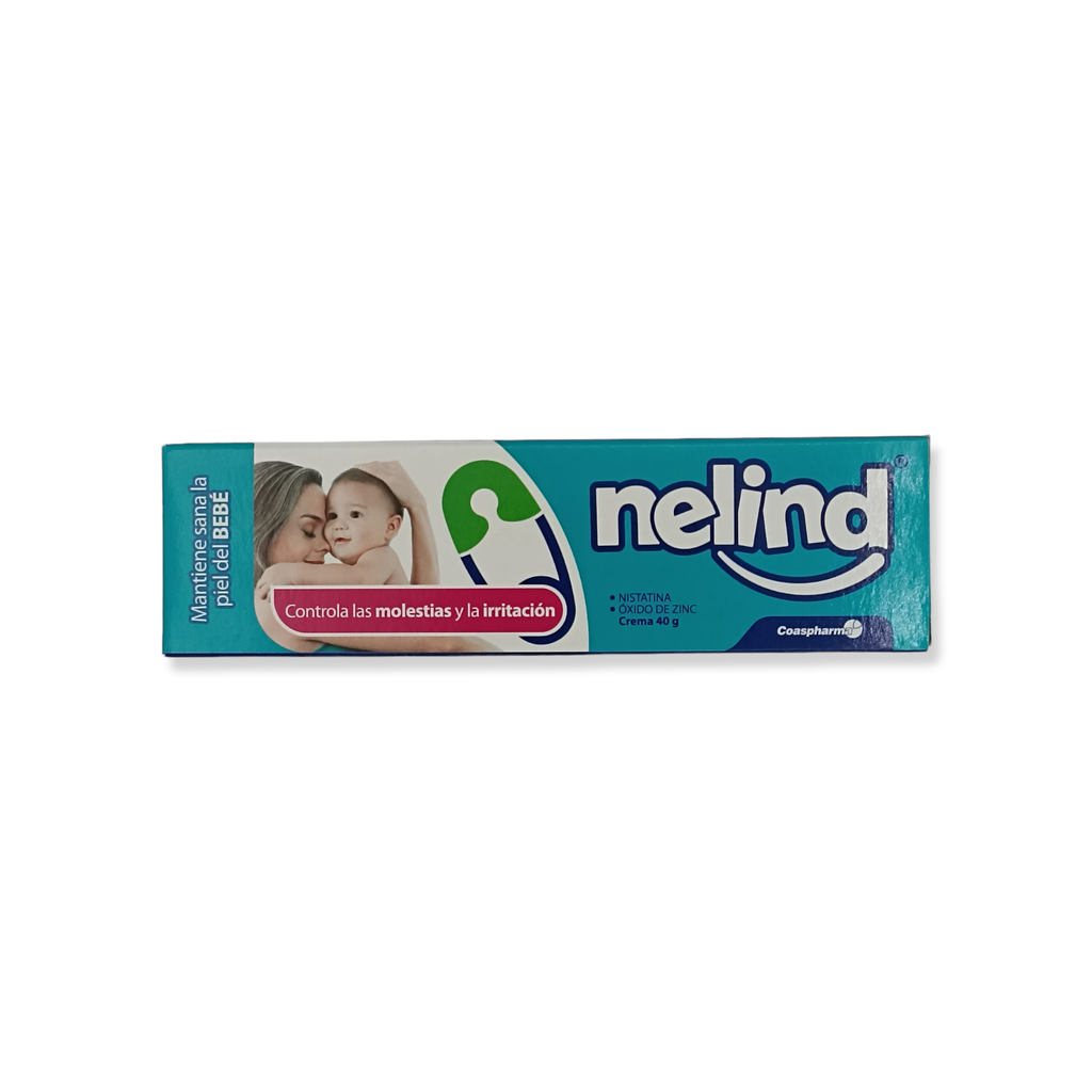 Nelind (Nistatina+Oxido De Zinc) Crema Topica Tubo x 40 Gr (MedicBrand)