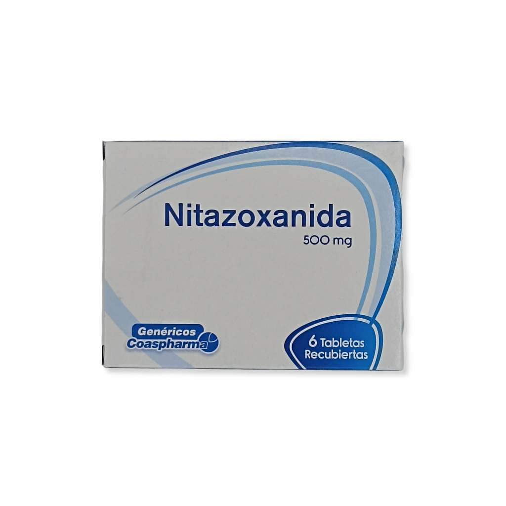 Nitazoxanida 500 mg Caja x 6 Tabletas (Coaspharma)
