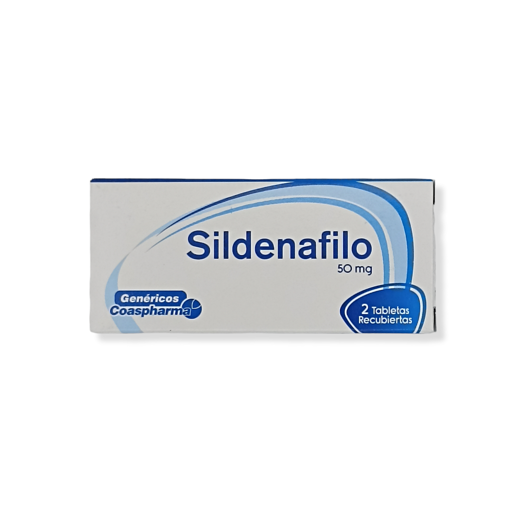 Sildenafil 50 Mg Caja x 2 Tabletas (Coaspharma)