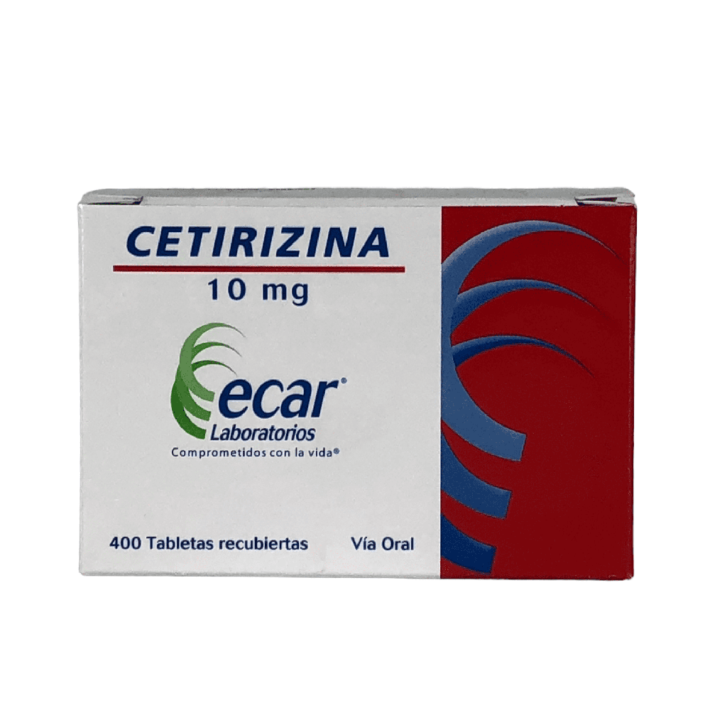 Cetirizina 10 Mg Caja x 400 Tabletas (Ecar)