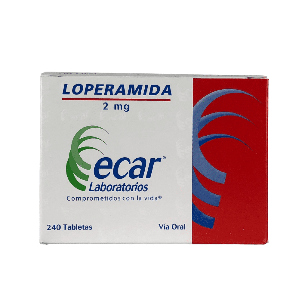 Loperamida 2 Mg Caja x 240 Tabletas (Ecar)