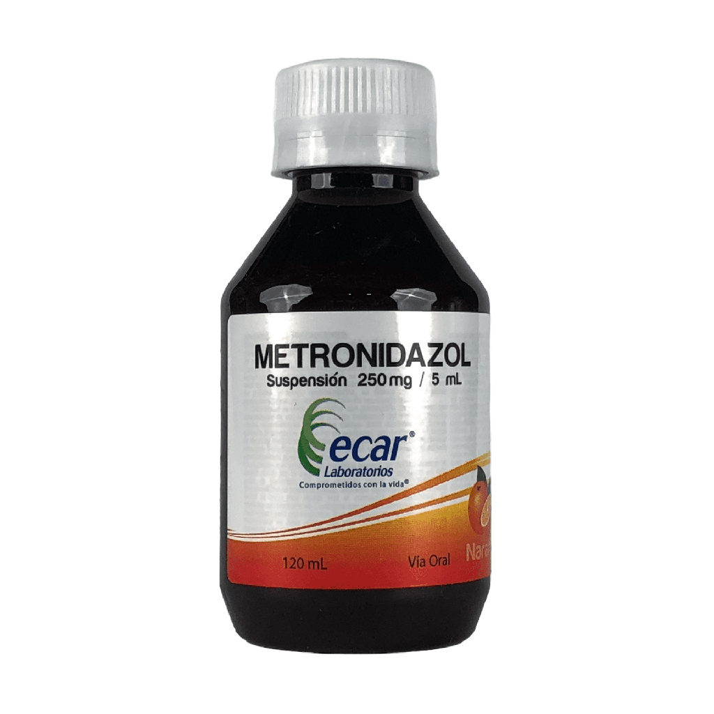 Metronidazol 125mg/5ml suspension Frasco x 120 Ml (Ecar)