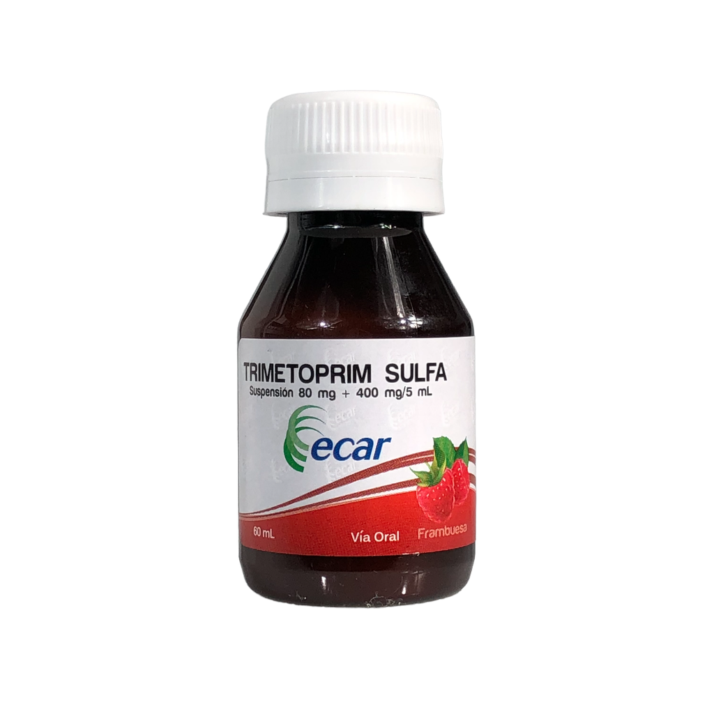 Trimetoprim Sulfa 80/400mg Suspension Oral Frasco x  60 Ml (Ecar)