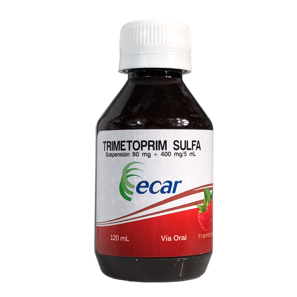 Trimetoprim Sulfa 80/400mg Suspension Oral Frasco x 120 Ml (Ecar)