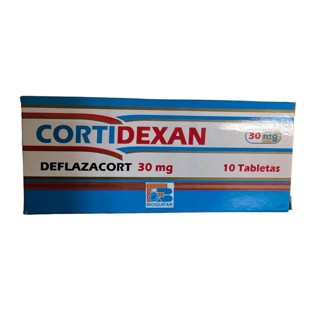 CORTIDEXAN Deflazacort 30 Mg Caja x 10 Tabletas (Bioquifar)