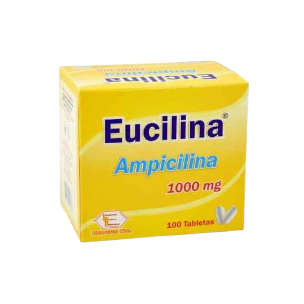 Deucilina (Ampicilina) 500 Mg Caja x 100 Tabletas (Labquifar)