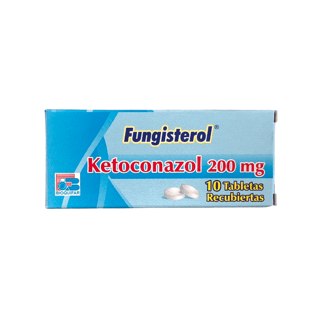 Fungisterol (Ketoconazol) 200 Mg Caja x 10 Tabletas (Bioquifar)