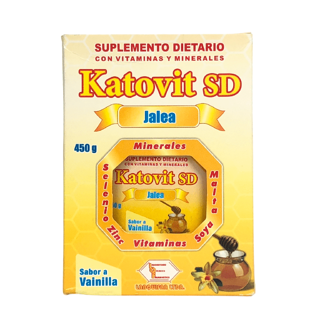 Katovit SD Vainilla (Multivitaminico) Jalea Frasco x 450 Gr(Labquifar)