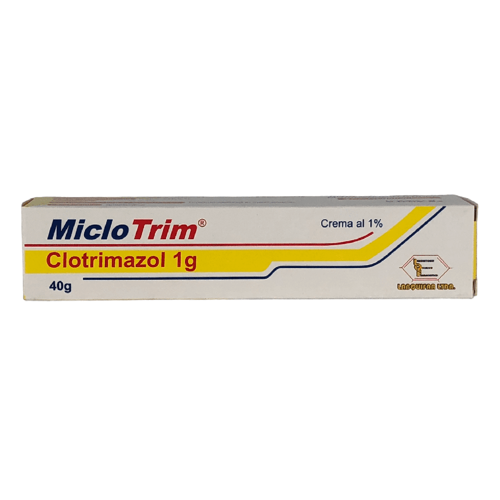 Miclotrim (Clotrimazol) 1% Crema Topica Tubo x 40 Gr (Labquifar)