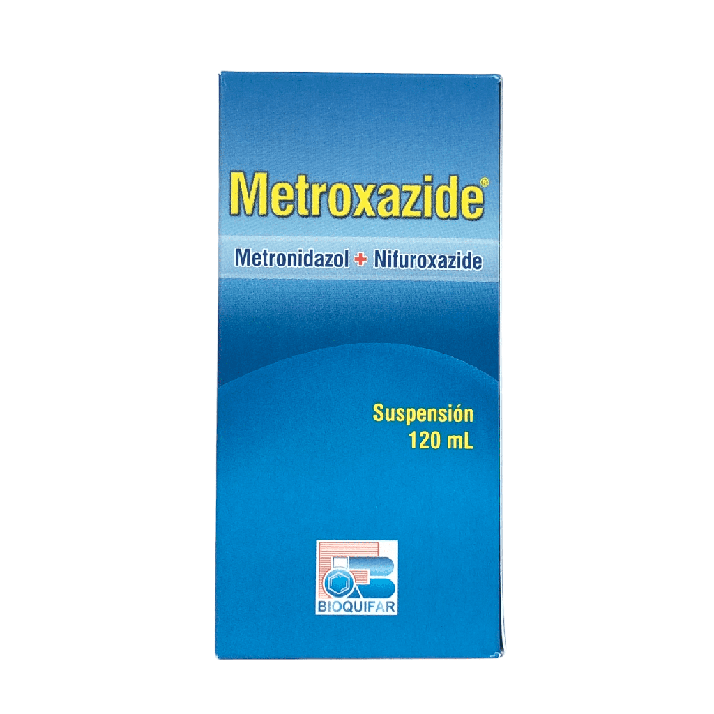 Metroxazide (Metronidazol+nifuroxazida) Suspension Frasco x 120 Ml (Bioquifar)