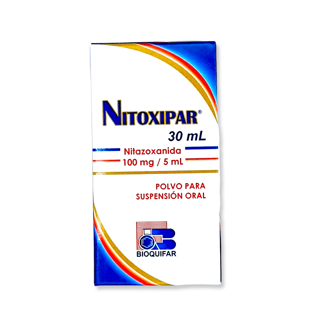 ​Nitoxipar (Nitazoxanida) 100 Mg/5Ml Suspension Frasco x 30 Ml (Bioquifar)