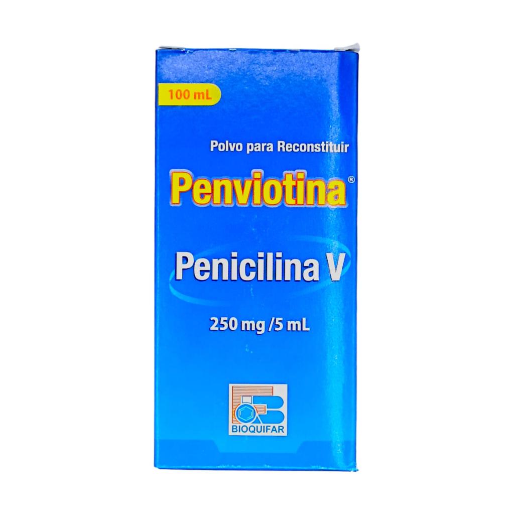 ​Penviotina (Penicilina) 5 Gr Polvo Suspension Oral  Frasco x 100 Ml (Bioquifar)